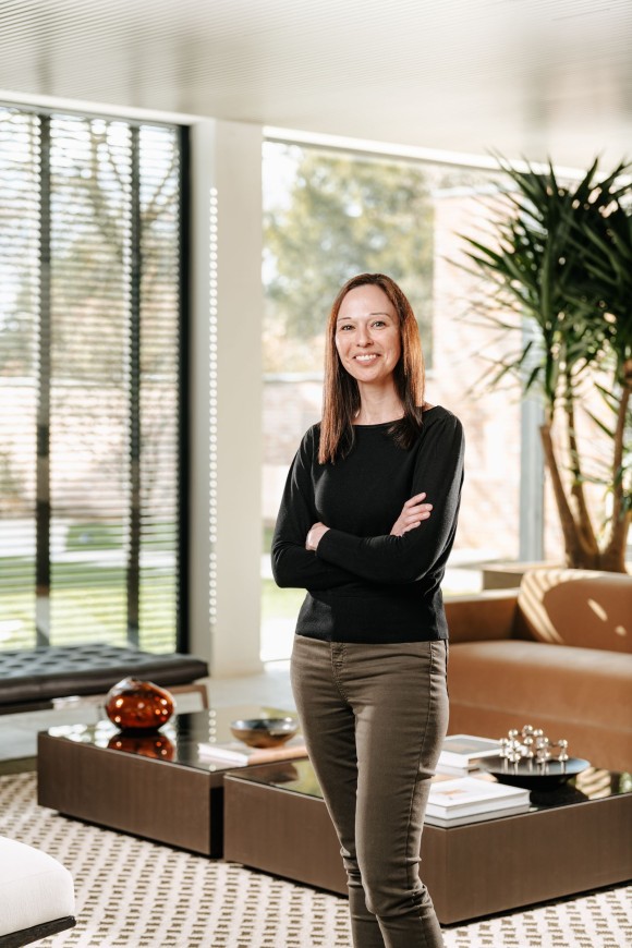 Portret van Veerle Foubert, medewerker van Lato Notarissen